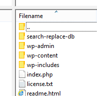 drop search replace into ftp