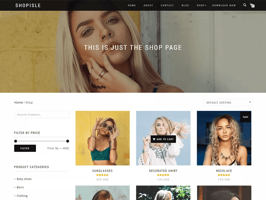 ShopIsle WordPress Theme
