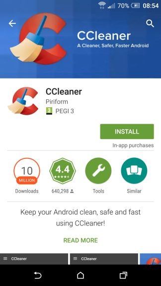 CCleaner Install