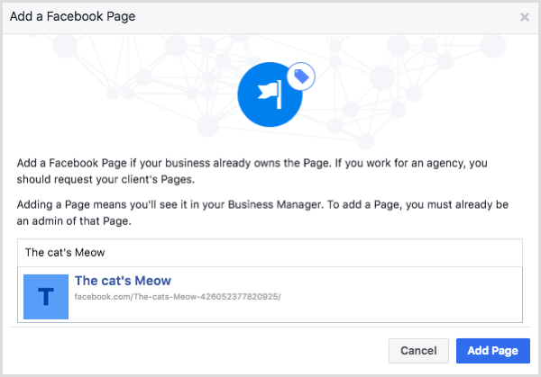 facebook manager ad page