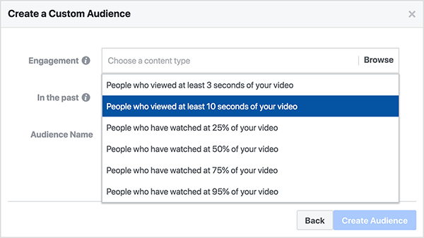 andrew hubbard creates 10 second facebook video view audience 600