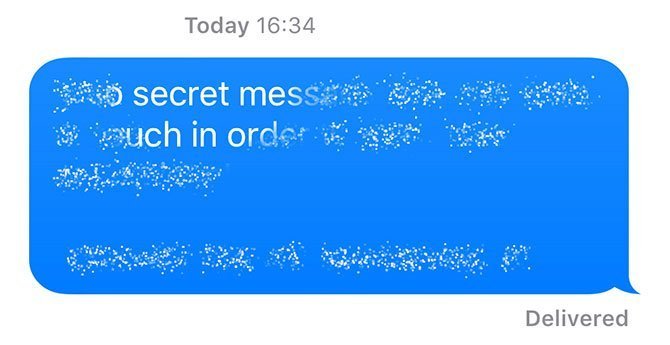 invisible ink imessage