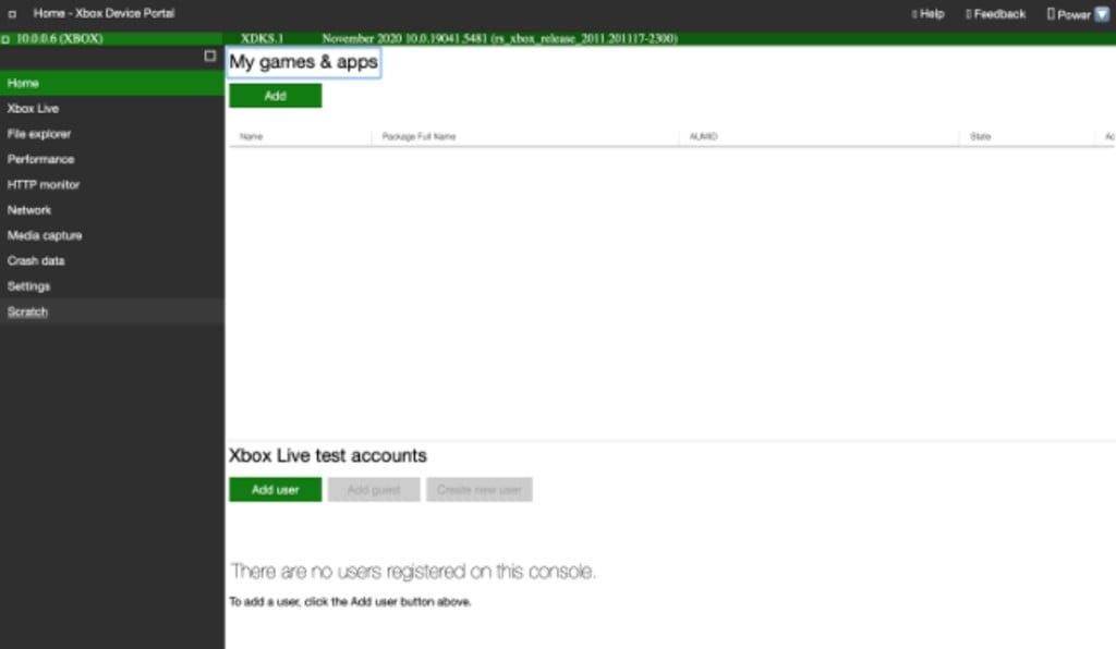 xbox live developpeur ajouter un utilisateur