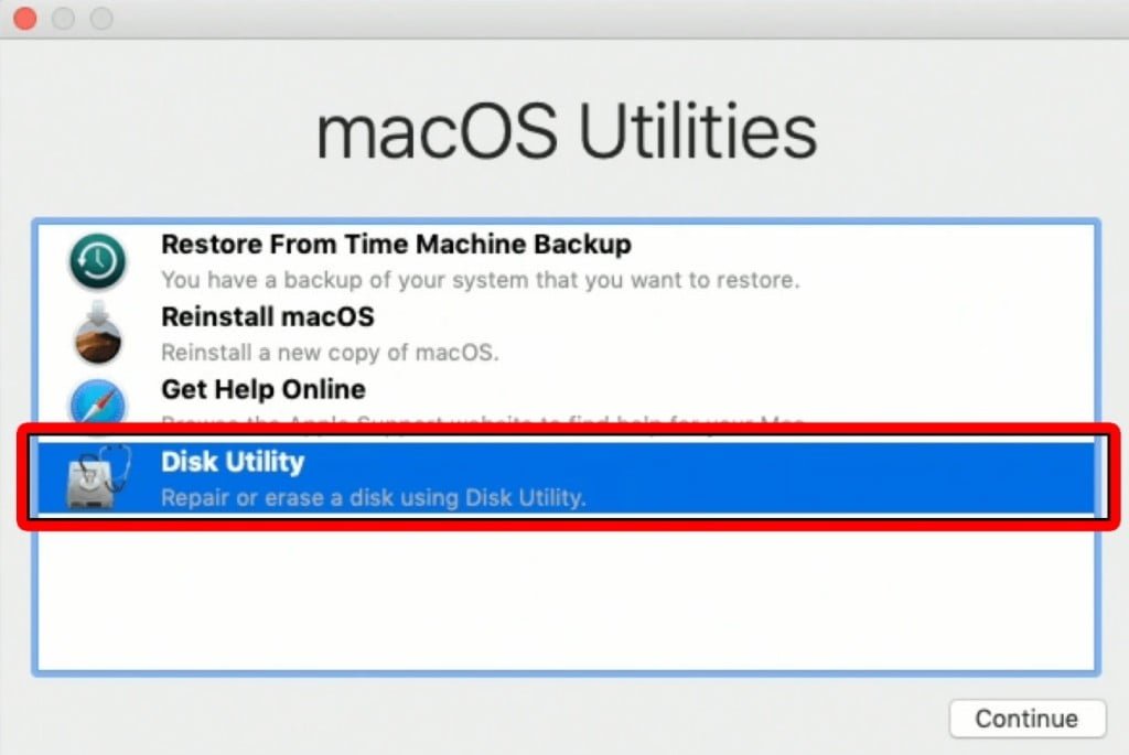 utilites disque mac