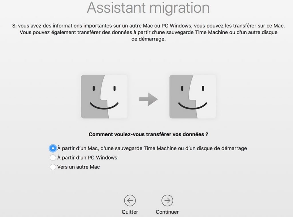 assistant migration mac