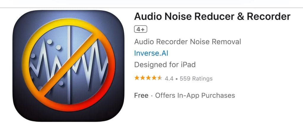 Réducteur de bruit audio & rec