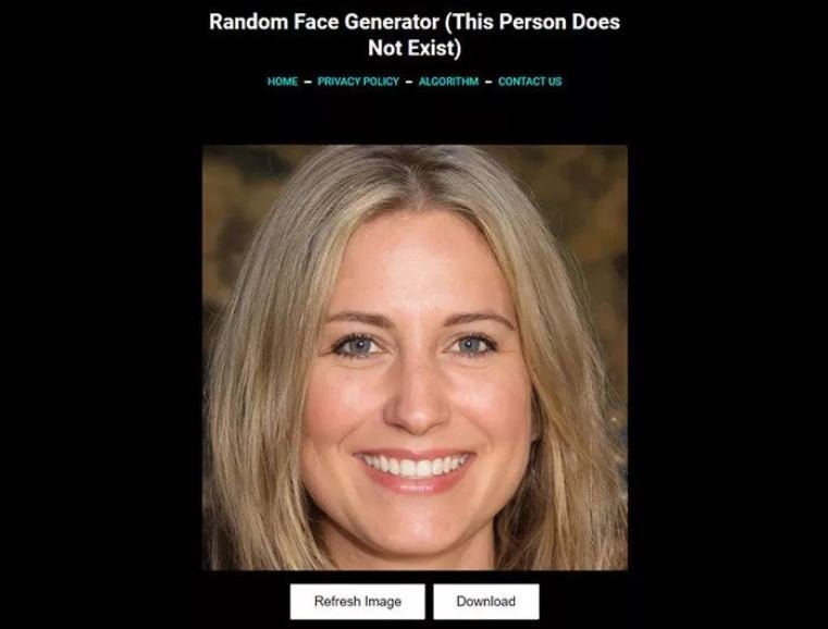 random face generator